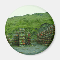 Stack of Commercial Crab Pots magnets
