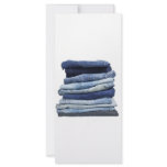 Stack of jeans custom rack card