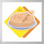 stack of pancakes print