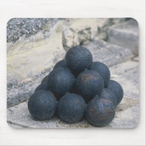 Stacked Cannon Balls mousepads