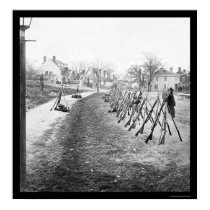 Stacked Federal Rifles in Petersburg, VA 1865 posters by lc_civilwar Stacked Federal Rifles in Petersburg, VA 1865 posters