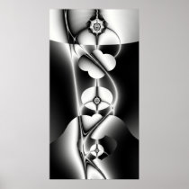 Stacked Fiction - Fractal Poster