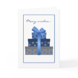 Stacked Gift Boxes Birthday Card