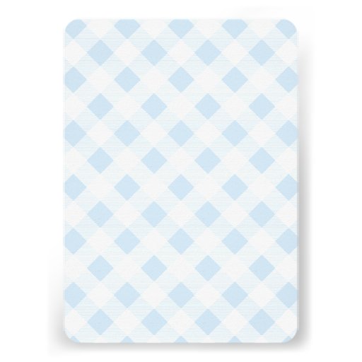 Stacked Hamburger Boy Baby Shower Barbecue Personalized Announcements