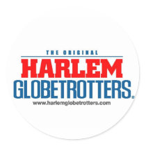 stacked logo color with web site stickers by harlemglobetrotters stacked logo color with web site stickers