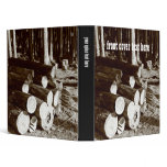 Stacked logs Binder