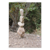 Stacked Rocks Card
