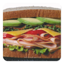 Stacked sandwich stickers