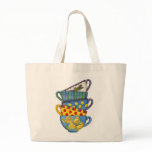 Stacked Teacups Bag bags