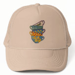 Stacked Teacups Trucker Hat