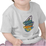Stacked TeaCups t-shirts