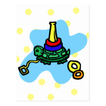 Stacking Toy Postcard