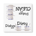 Stacks of Cups Dishwasher Magnet