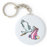 Stacy Stork Keychain