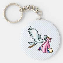 Stacy Stork Keychain