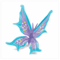 Stacy's Butterfly Keychain photo sculptures