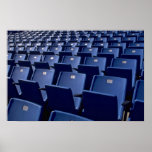 Stadium seats texture print