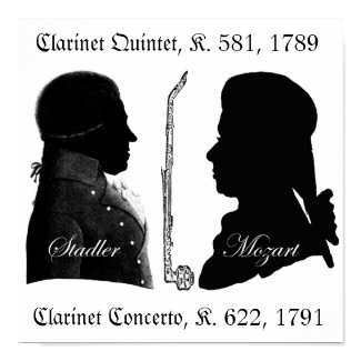 Stadler and Mozart Poster print