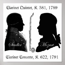 Stadler and Mozart Poster