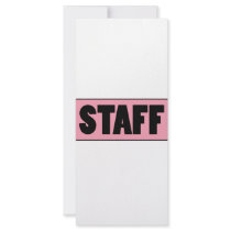 Staff Rack Card Design