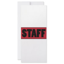 Staff Custom Rack Card