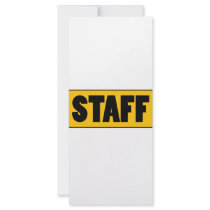 Staff Rack Card
