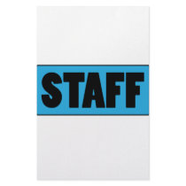 Staff stationery