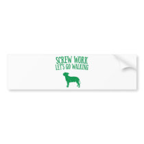 Staffordshire Bull Terrier Bumper Sticker