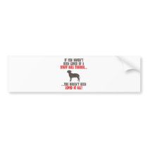Staffordshire Bull Terrier Bumper Sticker