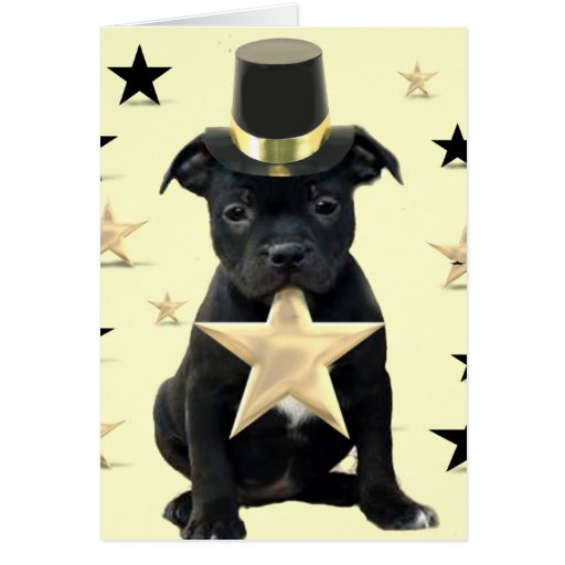 Staffordshire Bull Terrier card