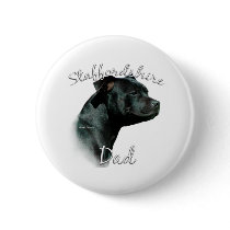 Staffordshire Bull Terrier Dad 2 Pinback Button