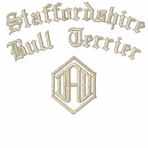 Staffordshire Bull Terrier Dad Gifts embroidered shirts
