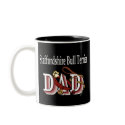 Staffordshire Bull Terrier Dad Mug by DogsByDezign Staffordshire Bull Terrier Dad Mug