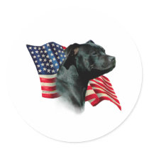 Staffordshire Bull Terrier Flag stickers