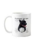 Staffordshire Bull Terrier History Design mugs