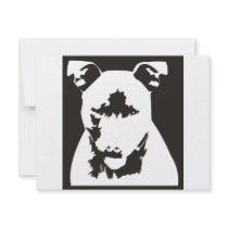 Staffordshire Bull Terrier invitations