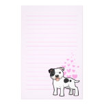 Staffordshire Bull Terrier Love Custom Stationery