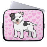 Staffordshire Bull Terrier Love Laptop Computer Sleeve