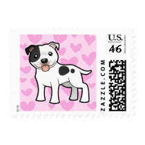 Staffordshire Bull Terrier Love Stamp