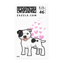 Staffordshire Bull Terrier Love Stamp