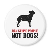 Staffordshire Bull Terrier Fridge Magnet