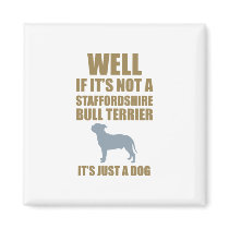 Staffordshire Bull Terrier Fridge Magnets
