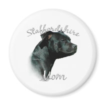 Staffordshire Bull Terrier Mom 2 magnets
