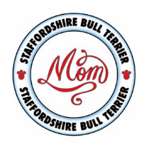 STAFFORDSHIRE BULL TERRIER mom t-shirts