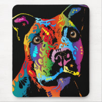 Staffordshire Bull Terrier Mouse Pads