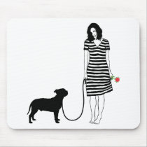 Staffordshire Bull Terrier Mouse Pad