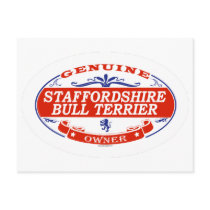 STAFFORDSHIRE BULL TERRIER_ postcards