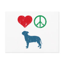 Staffordshire Bull Terrier Post Card