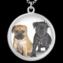 Staffordshire bull terrier puppies necklaces