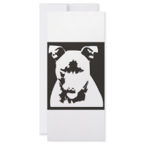 Staffordshire Bull Terrier Rack Card Template